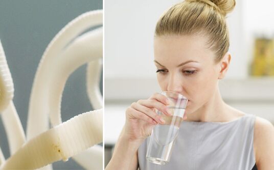 drink water when cleansing from parasites